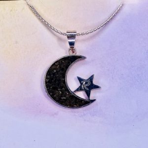 joya luna estrella cenizas de cremación