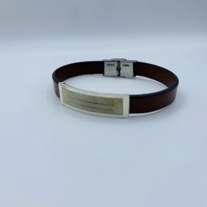 Pulsera hombre de leche materna pelo y cordon