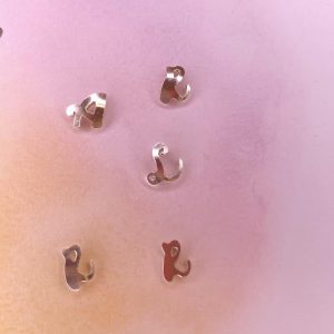 Mini iniciales personalización joyas maternales